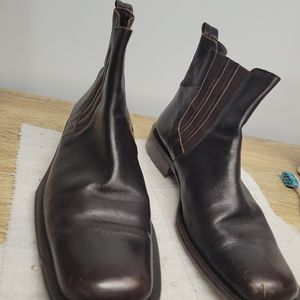 david & joan hand made in italy mens   brown boot size 9